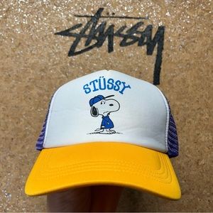 Rare Vintage Y2K Stussy X Snoopy SnapBack Japan Release